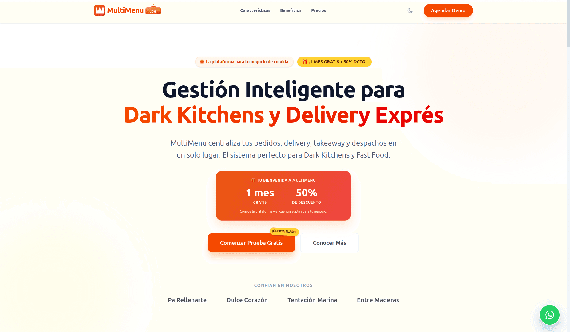 MultiMenu: Pedidos, delivery, takeaway y despachos centralizados en un solo lugar.